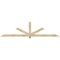 Ekena Millwork Kennewick Rough Sawn Timber Gable Bracket, Douglas Fir, 108"W x 27"H x 2"D x 4"F, 6/12 Pitch GBW108X27X0204KEN00RDF - alternate 1